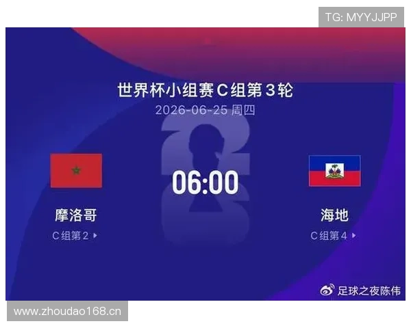 摩洛哥4-2海地：世界杯C组末轮战报